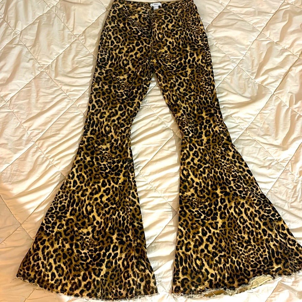 Leopard Bell Bottoms PUNK